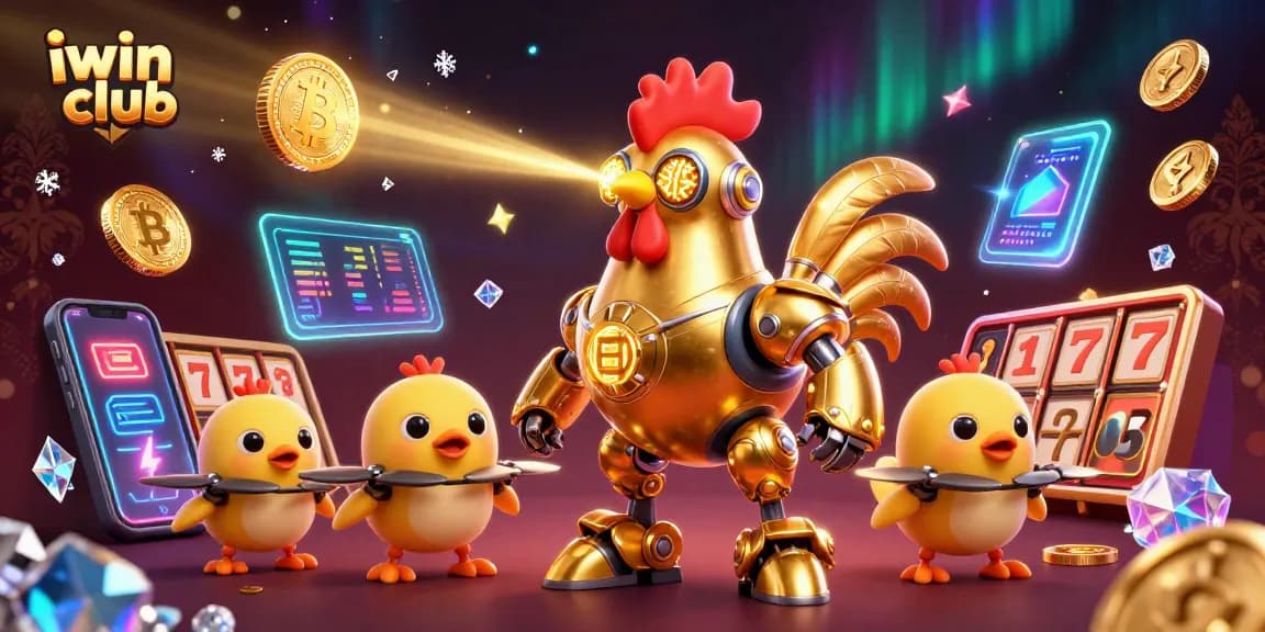 Engage with the dynamic iwin club gaming experience featuring vibrant slot elements and crypto-coins.