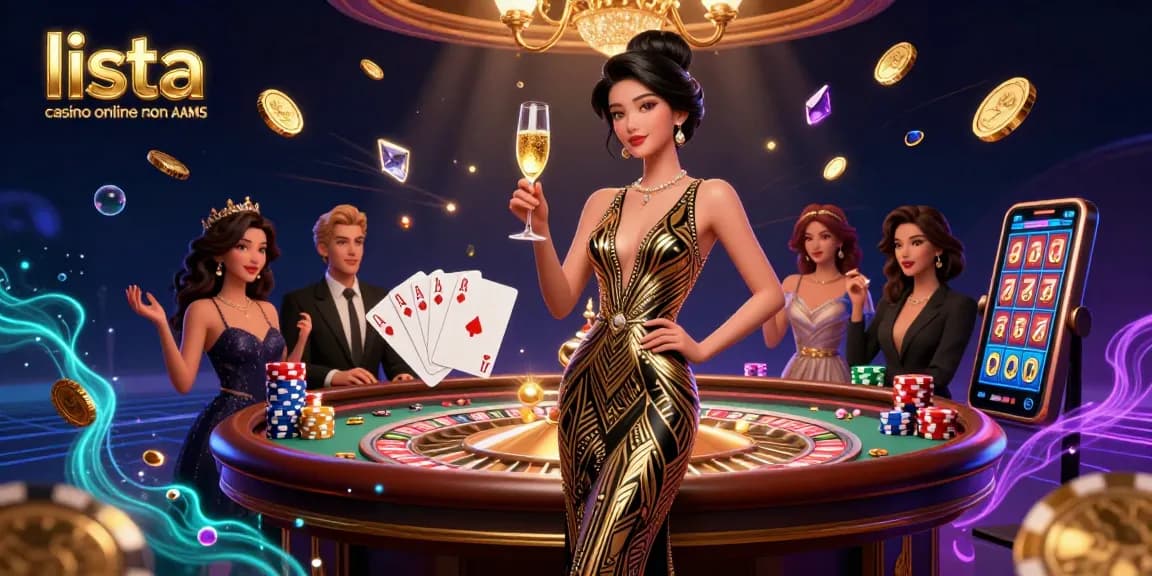 Scopri il lusso della lista casino online non AAMS con elementi casinò vibranti e azione dinamica.