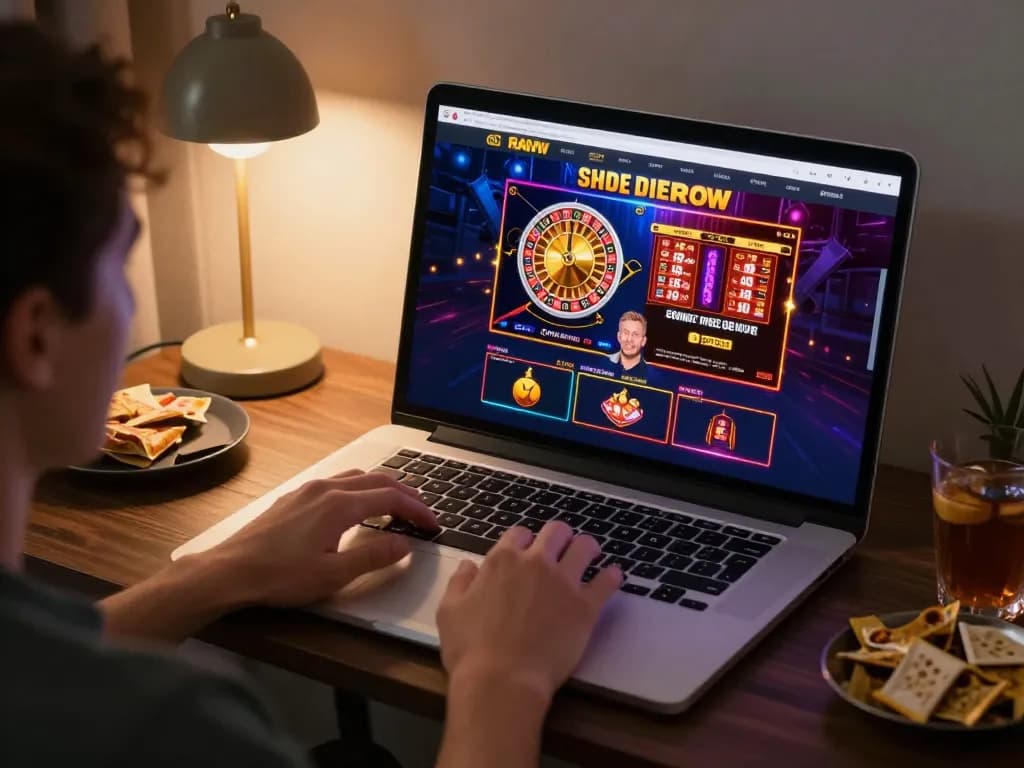 Player enjoying engaging online gaming experience with F168 casino interface on laptop at home.