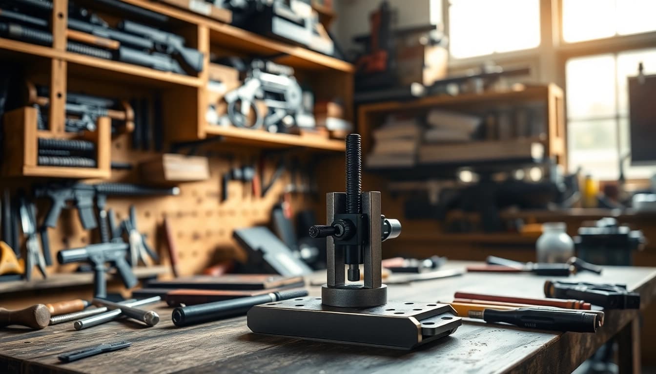 Crafting a pf940v2 jig with precision in a well-lit workshop environment.