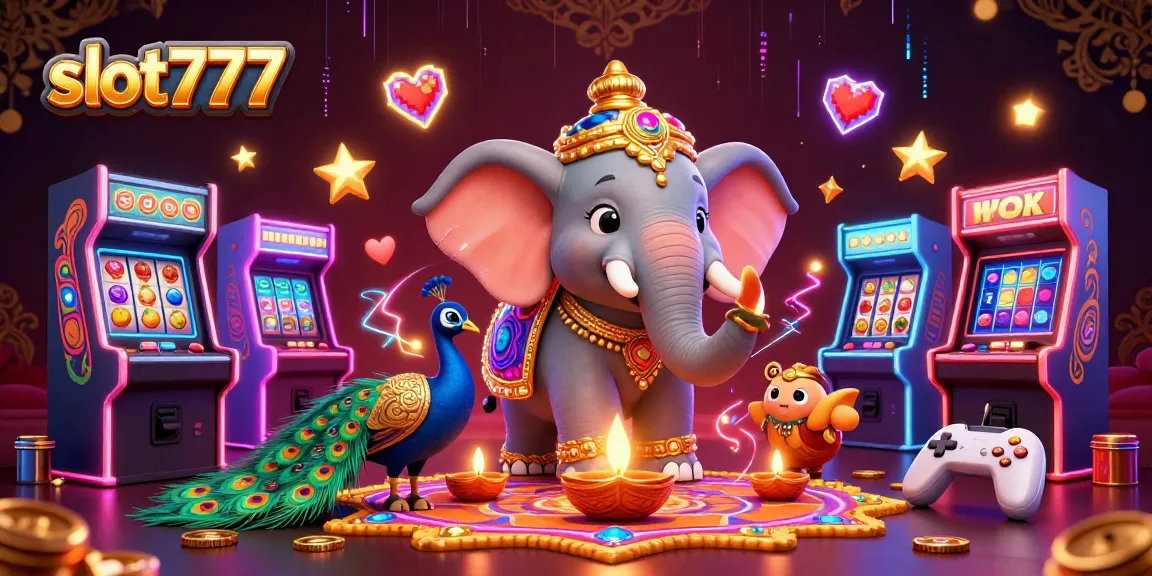 Spin and win with slot777 as vibrant characters enjoy an exciting casino experience.
