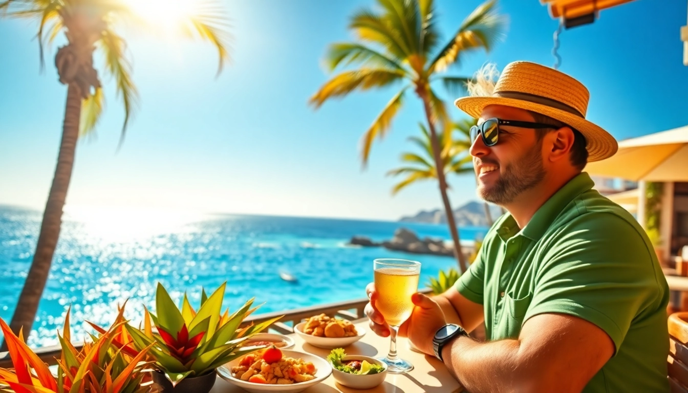 Discovering the joys of Living in Cabo as an expat at a seaside café.