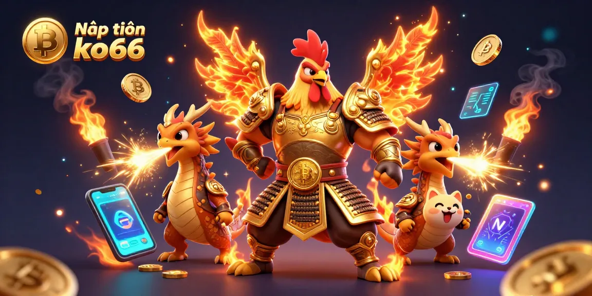 Nạp tiền ko66 with dynamic 3D characters, showcasing vibrant casino elements and engaging graphics.