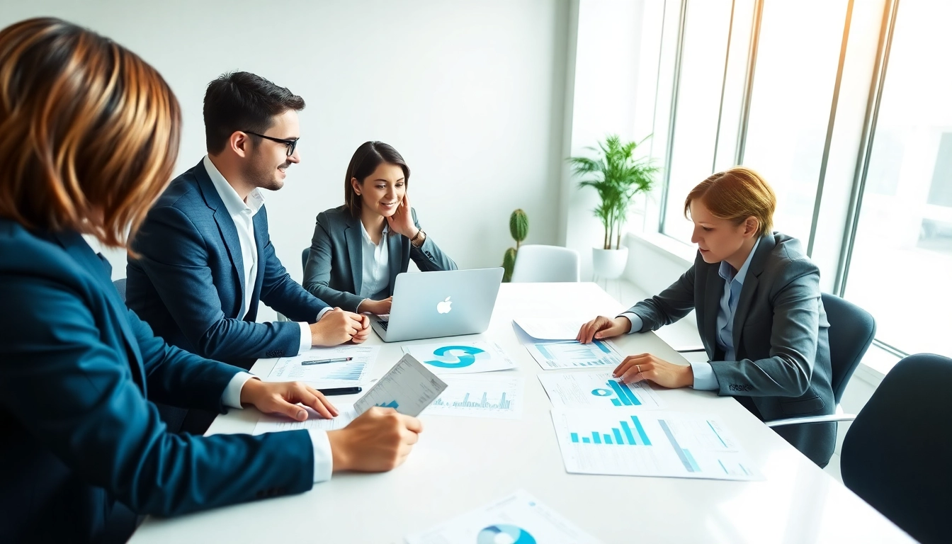 Analyze competitor pricing strategies in a professional business setting with engaged team members.
