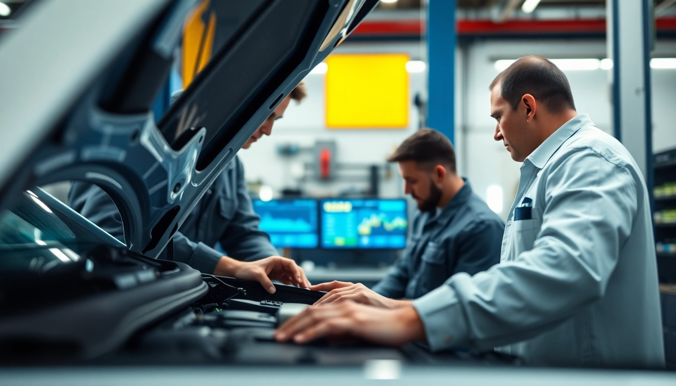 Explore the benefits of monthly car warranty plans with a mechanic examining a vehicle.