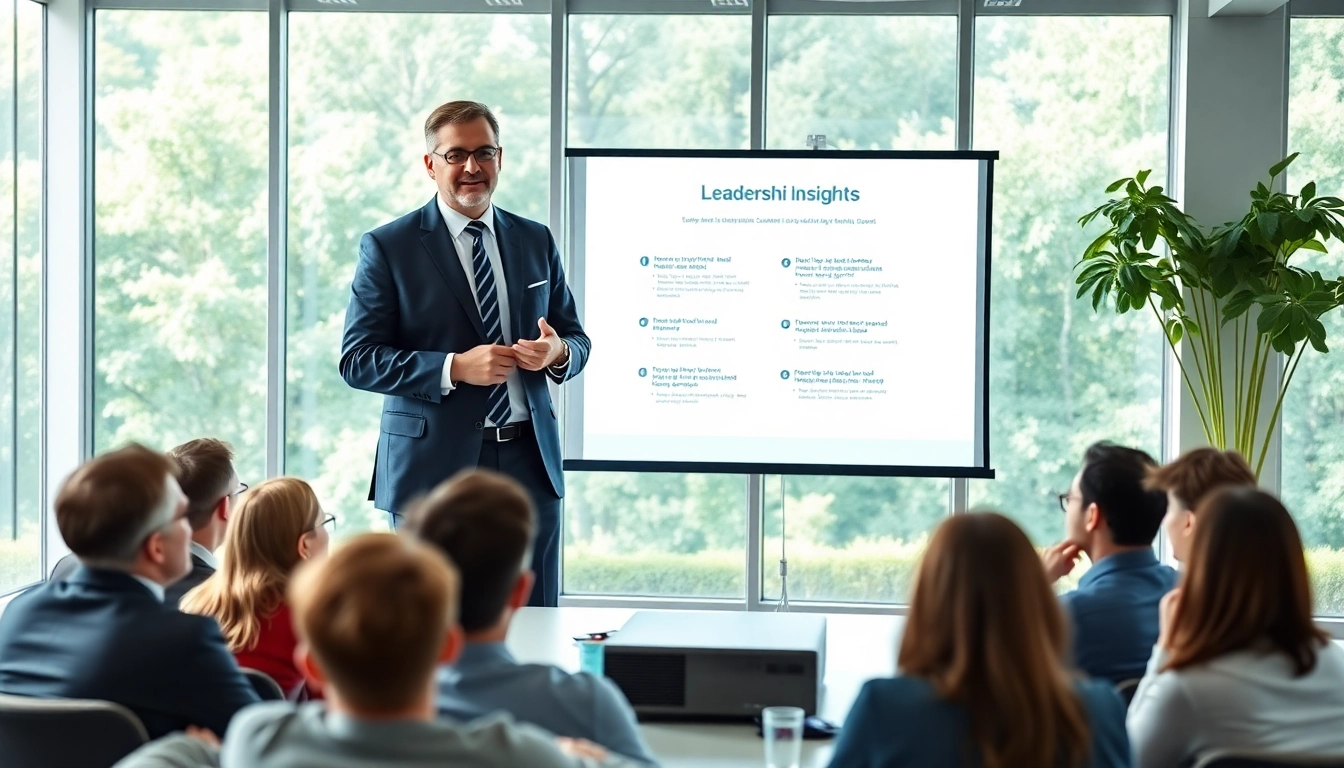 Engaged audience receiving founder leadership insights in a bright conference room.