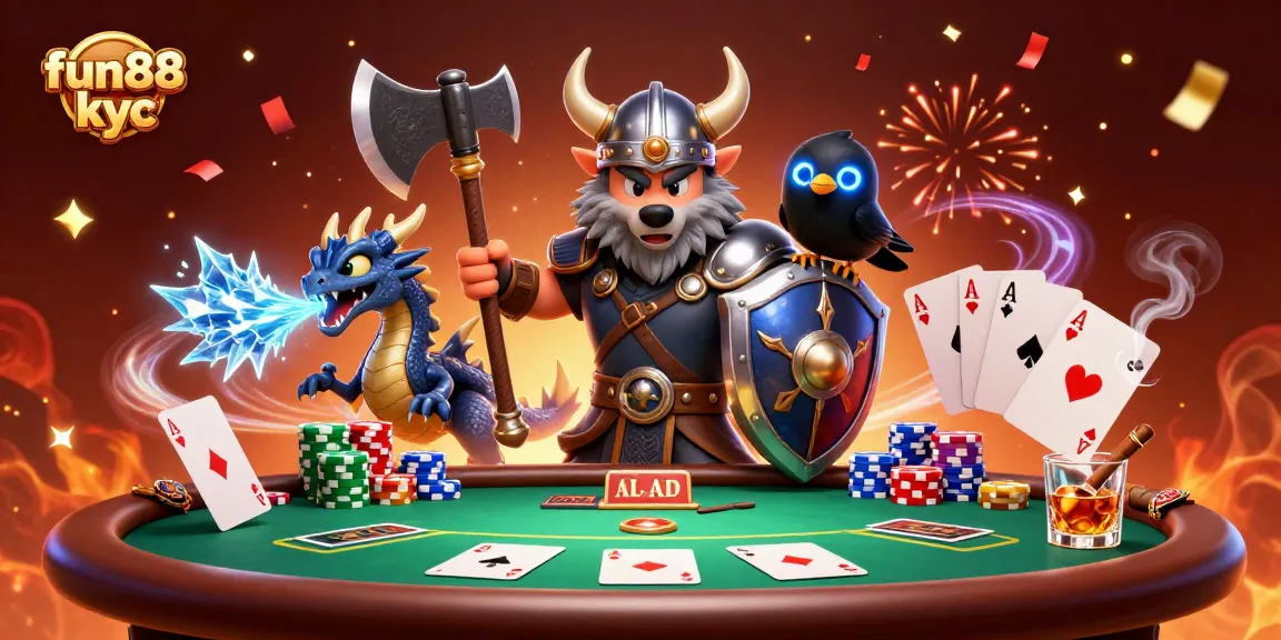 Chắc chắn thắng lớn với fun88 kyc tại sòng bài 3D tuyệt đẹp này.
