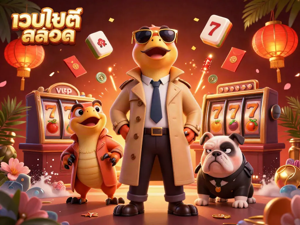 การเล่นเว็บไซต์สล็อต ด้วยการ์ตูนตัวละครในบรรยากาศคาสิโนหรู