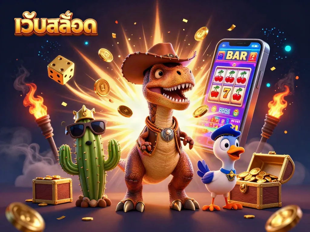 เว็ปสล็อต: ชนะรางวัลแจ็คพ็อตในเกมสล็อตที่เต็มไปด้วยสีสันและความมันส์