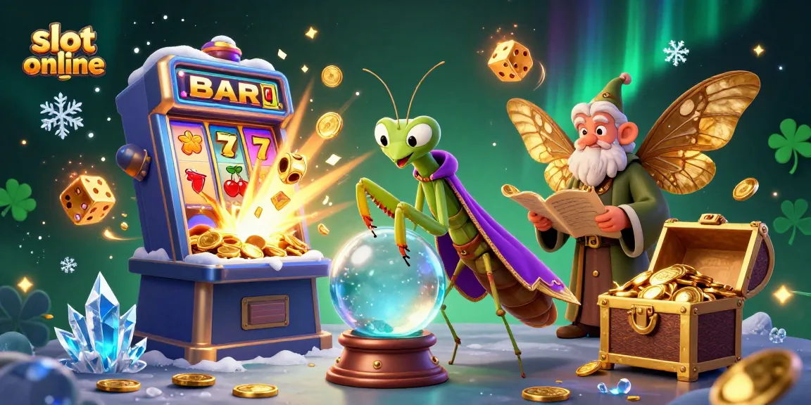 Experience vibrant slot online action with charming characters amidst a jackpot explosion.