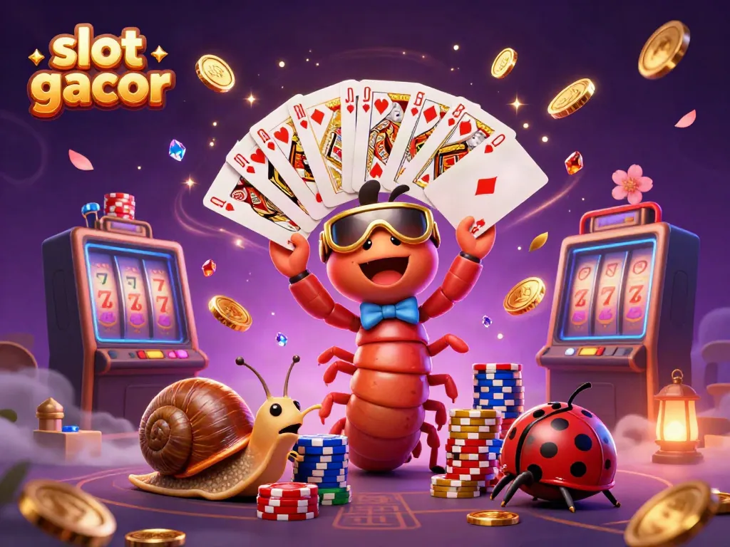 Experience winning with slot gacor showcasing a lively casino scene full of excitement.