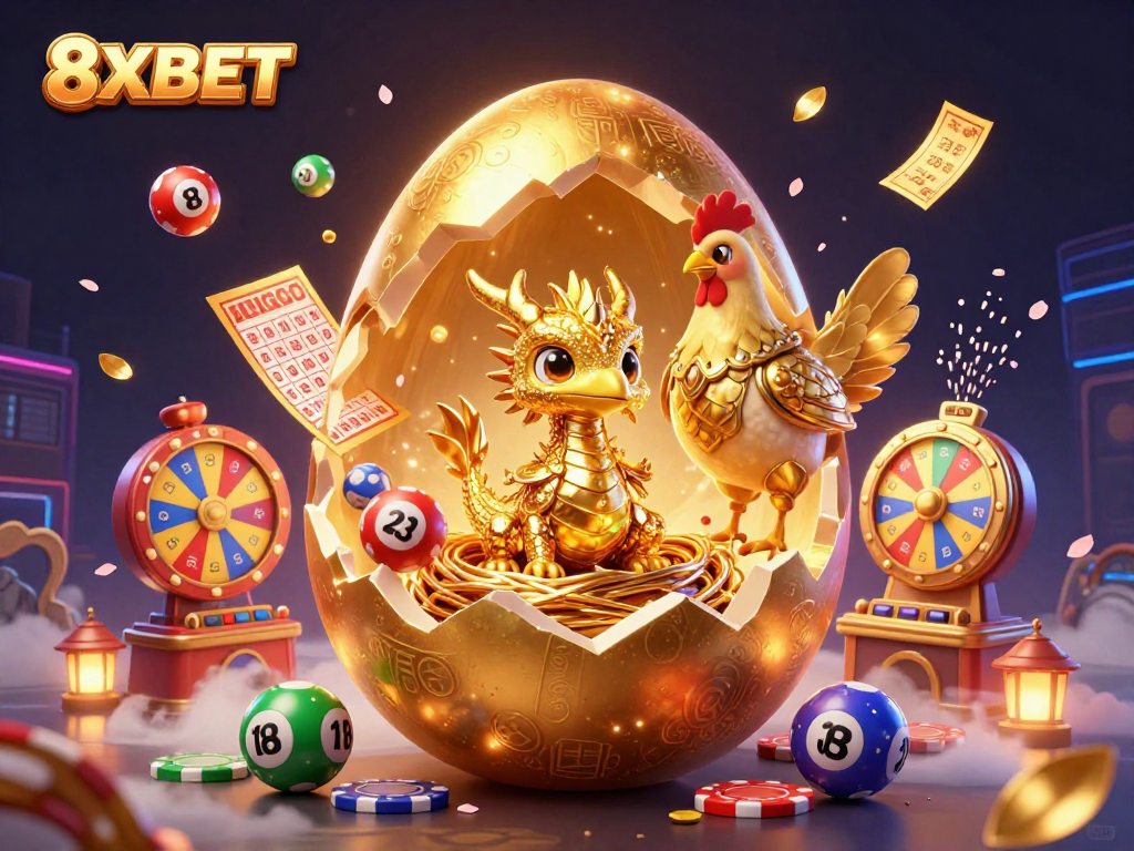 Experience the excitement of 8XBET with dazzling games, golden prizes, and vibrant lottery activities.