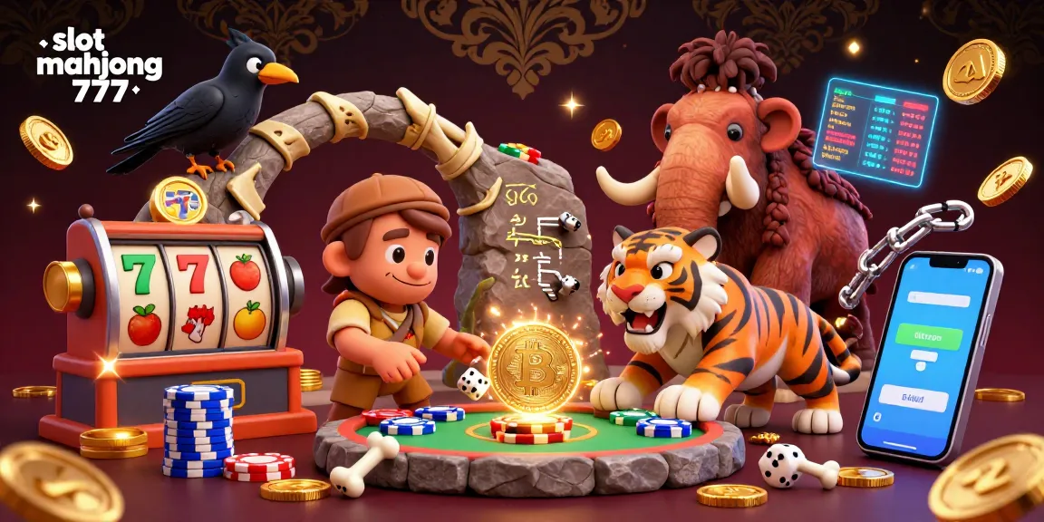 Engage with the thrilling slot mahjong 777 casino scene featuring vivid characters and dynamic slots.