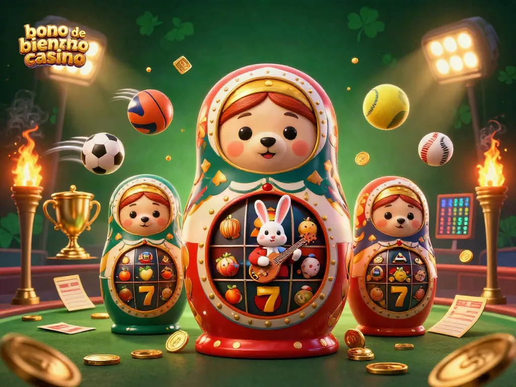 Bono de bienvenida casino tipifica la emocionante experiencia de juego, mostrando personajes y elementos de casino.