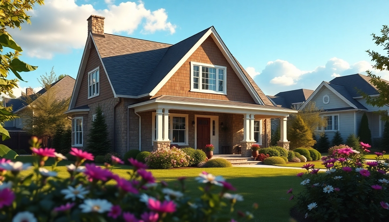 Visualize a Cape Style Home In-Law Addition surrounded by lush landscaping and bright skies.