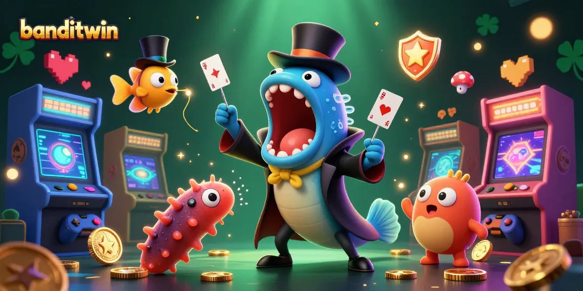 Banditwin tampilkan keajaiban perjudian dengan tindakan menarik dari ikan gulper dan teman-teman lautnya.