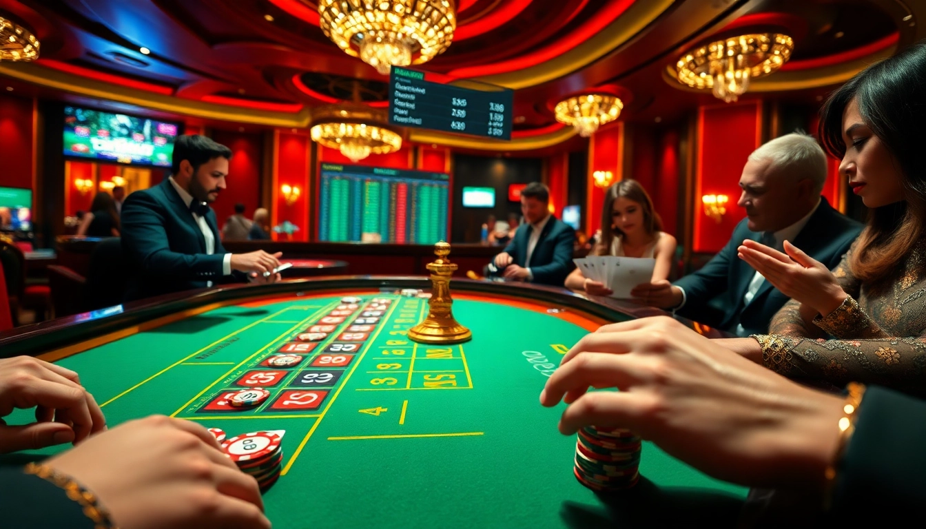 Experience the thrill of gambling at https://jun88buzz.info/ with an exciting roulette table setup.