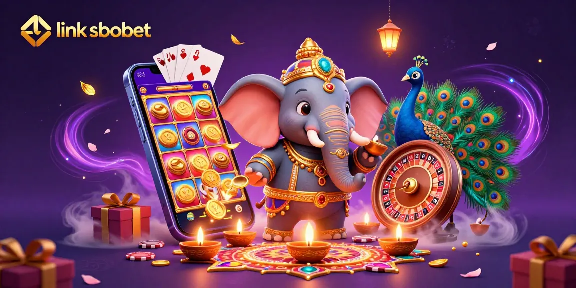 Engage with link sbobet in vibrant 3D casino illustration showcasing exciting betting elements.