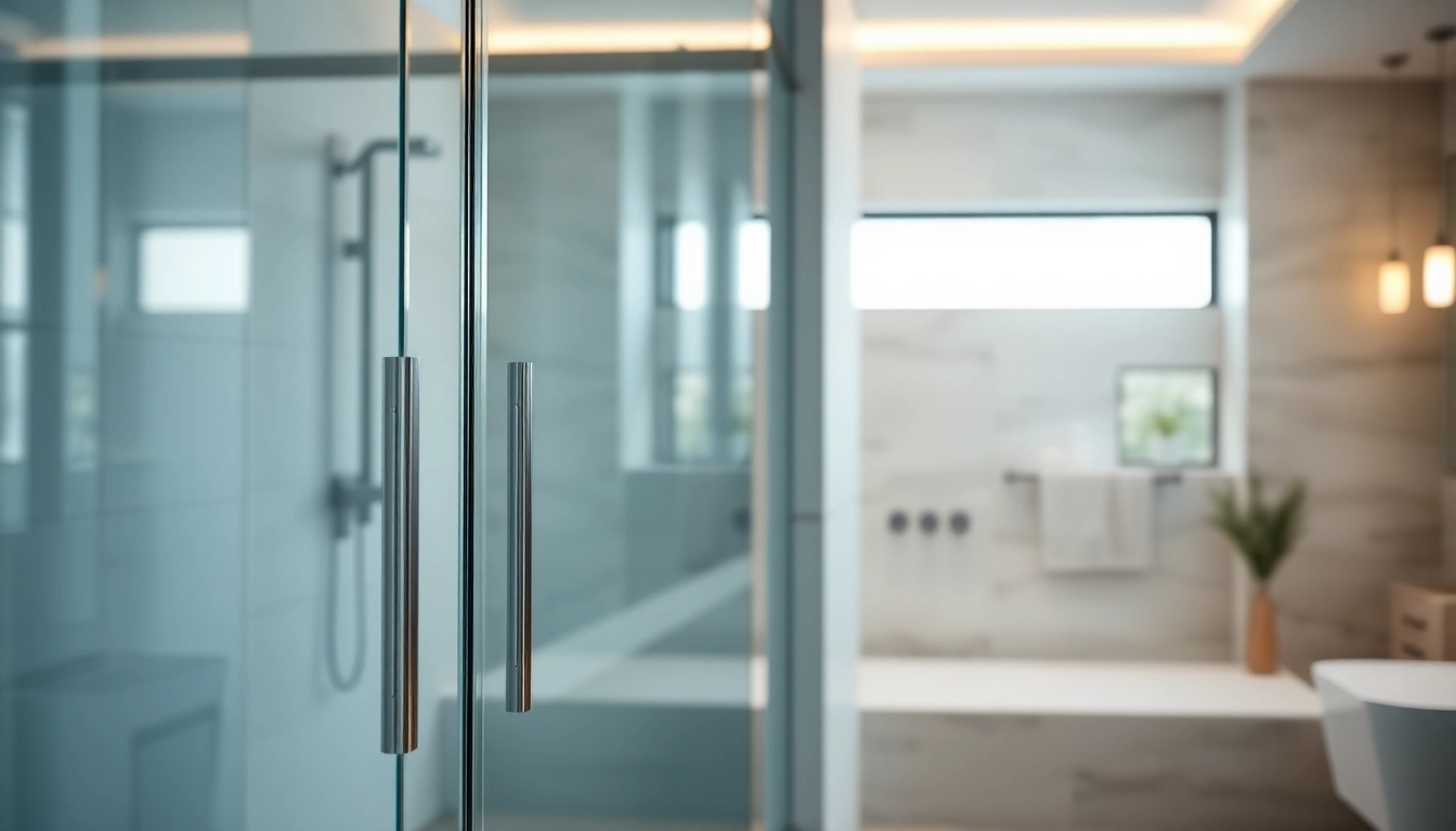 Showcasing sleek shower sliding doors in a modern bathroom with stylish accents and elegant lighting.