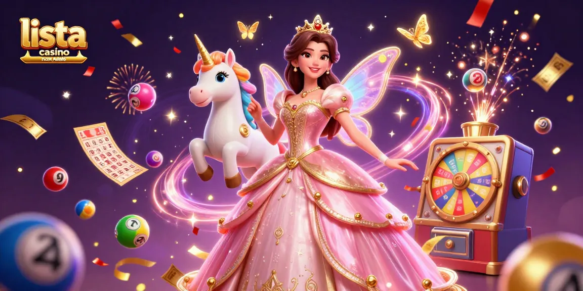 Vivi l'emozione di lista casino online non AAMS con elementi di lotteria colorati e personaggi magici.