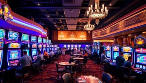 Discover the vibrant atmosphere of an online casino in South Carolina filled with engaged players.