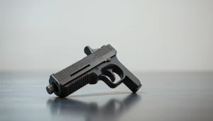 Showcasing a forced reset trigger for sale with intricate details and a sleek design.