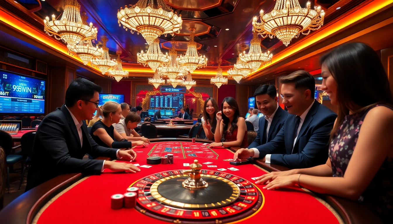 Experience thrilling gambling moments at the 98WIN casino with high-stakes poker and roulette.