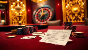 Experience the thrill of winning at xin88 with vibrant poker chips and a roulette wheel.