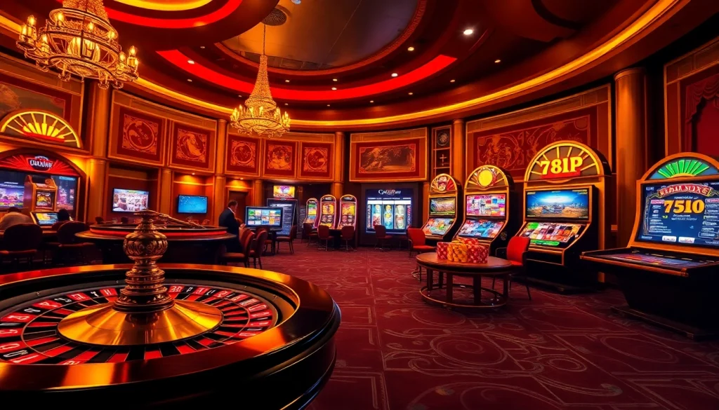 Experience the thrill of online gambling with Trang chủ 789P's vibrant casino scene featuring roulette, slots, and poker.