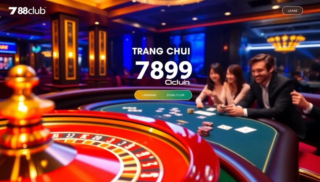 Experience the excitement of gambling with trang chủ 789club showcasing vibrant casino action.