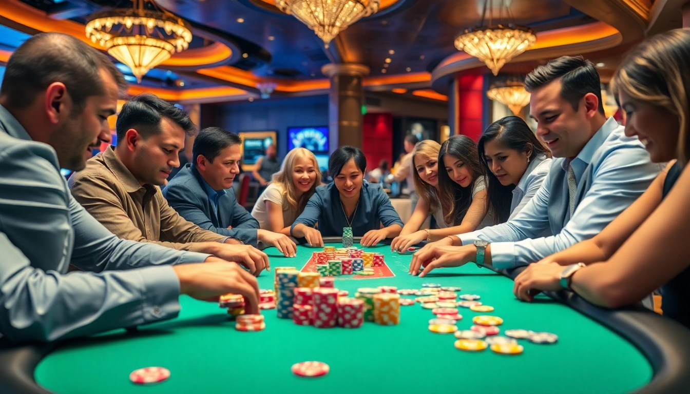 Rasakan keseruan bermain casino bbni4d di meja poker yang penuh warna dan interaksi pemain.