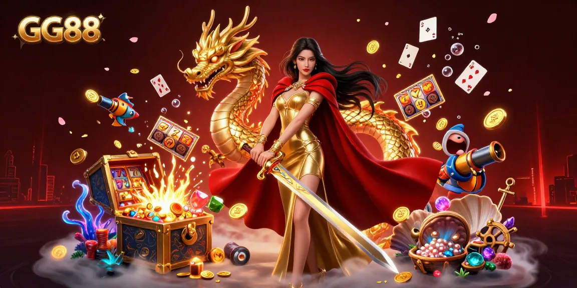 Engage in exciting gaming at GG88 with vibrant characters and dynamic gaming elements.
