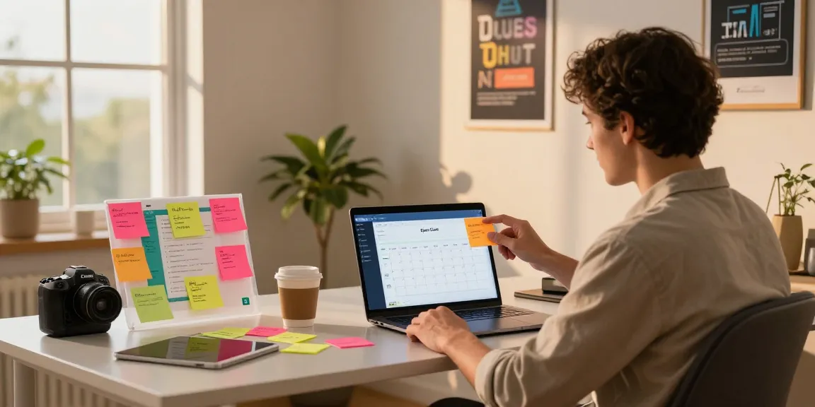 Engaged user managing tasks with the Open Claw personal AI assistant in a vibrant home office setting.