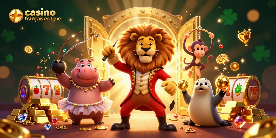 Plongez dans l'univers du casino français en ligne avec nos personnages de jeux animés et des trésors scintillants.