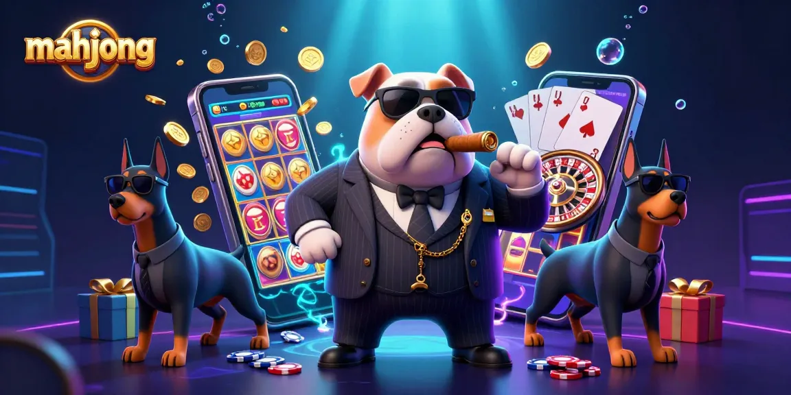 Engage in a thrilling mahjong experience with vibrant casino elements and dynamic characters.