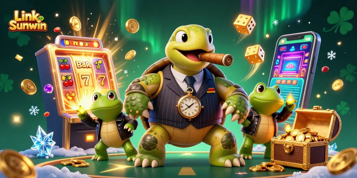 Experience thrilling wins at Link Sunwin with iconic gaming visuals and vibrant casino elements.