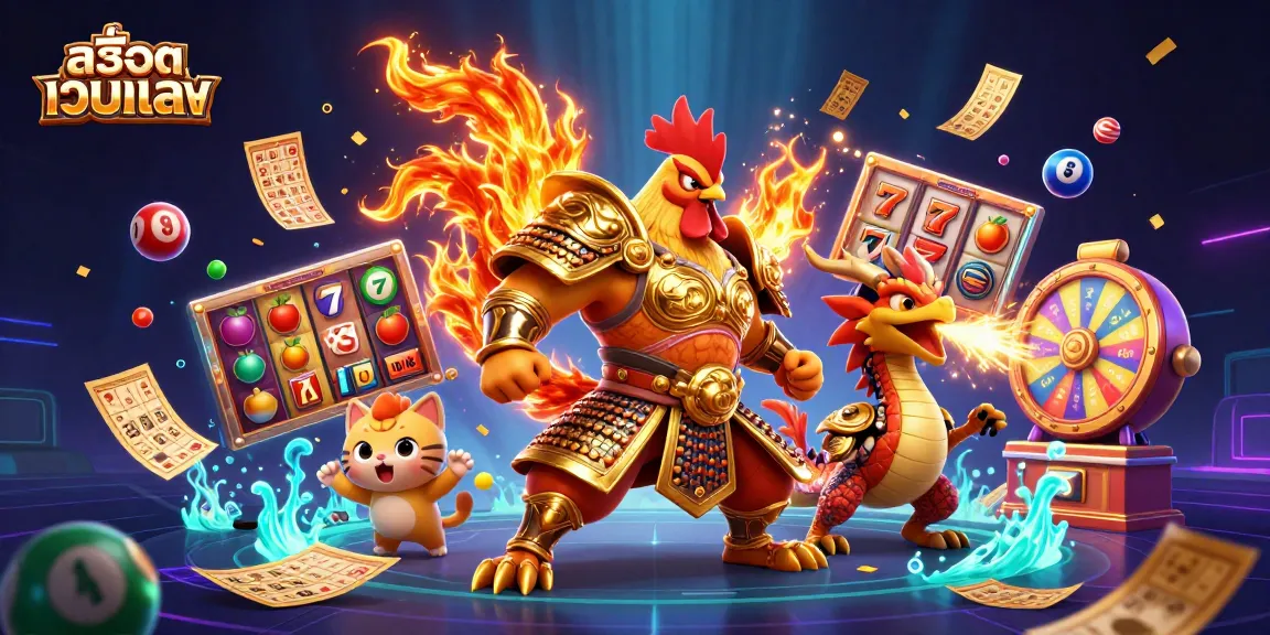 Experience thrilling gameplay with สล็อตเว็บตรง featuring vibrant slot reels and exciting characters!